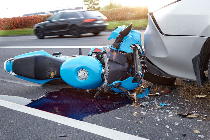 Motorcycle crash 